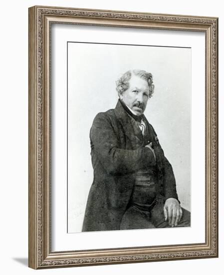 Portrait of Louis-Jacques Daguerre-Nadar-Framed Photographic Print