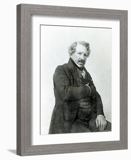 Portrait of Louis-Jacques Daguerre-Nadar-Framed Photographic Print