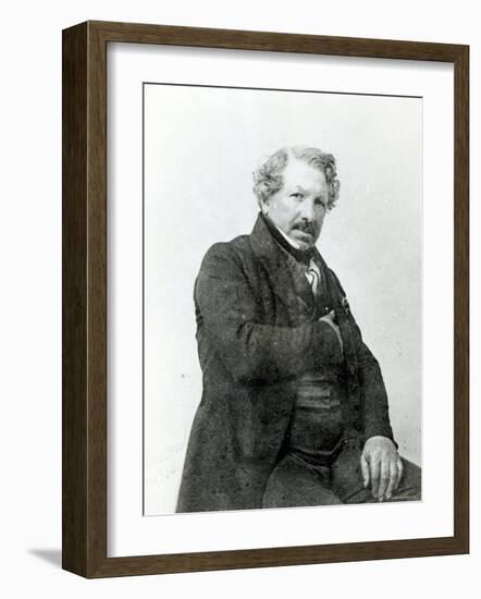 Portrait of Louis-Jacques Daguerre-Nadar-Framed Photographic Print