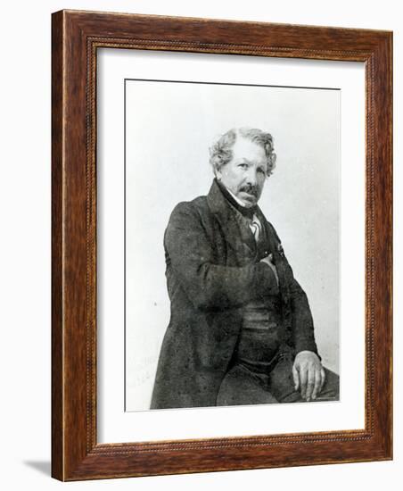 Portrait of Louis-Jacques Daguerre-Nadar-Framed Photographic Print