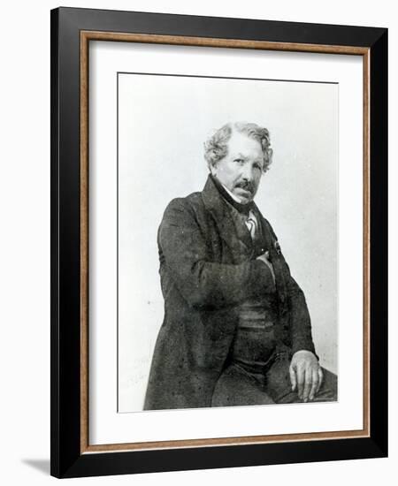 Portrait of Louis-Jacques Daguerre-Nadar-Framed Photographic Print