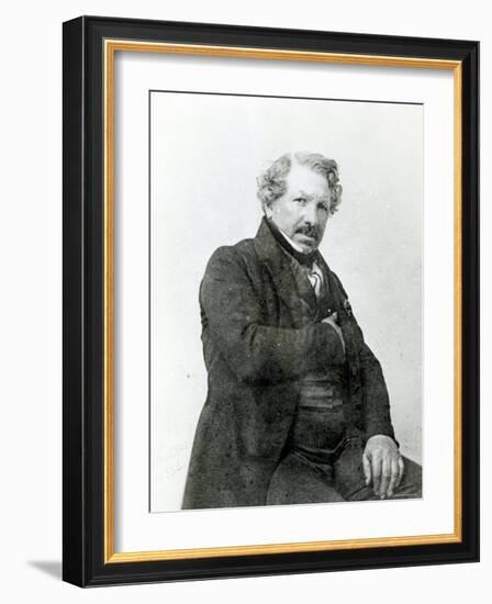 Portrait of Louis-Jacques Daguerre-Nadar-Framed Photographic Print