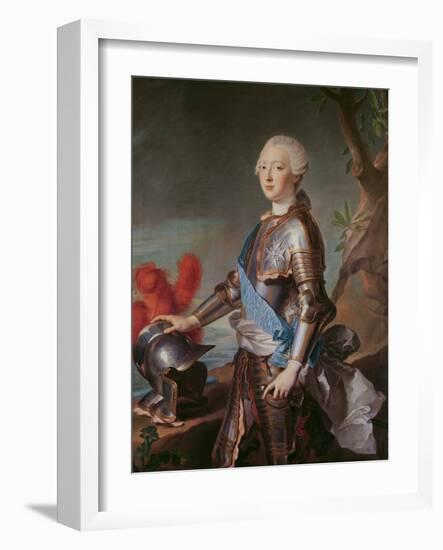 Portrait of Louis-Joseph De Bourbon, 1794 (Oil on Canvas)-Jean-Marc Nattier-Framed Giclee Print