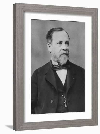Portrait of Louis Pasteur-Pierre Petit-Framed Photographic Print