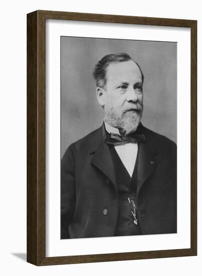 Portrait of Louis Pasteur-Pierre Petit-Framed Photographic Print