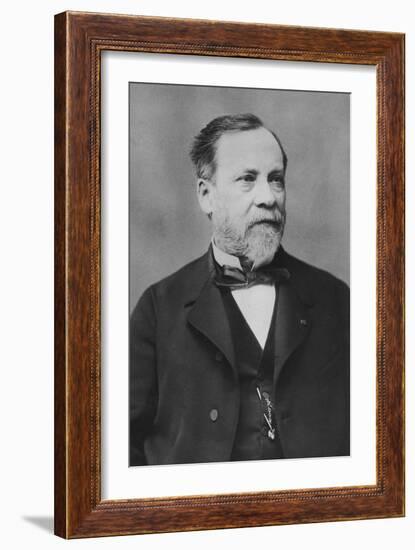 Portrait of Louis Pasteur-Pierre Petit-Framed Photographic Print