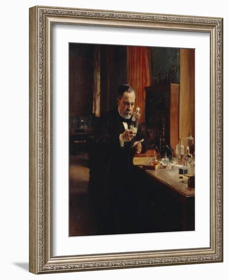 Portrait of Louis Pasteur-Albert Edelfelt-Framed Giclee Print