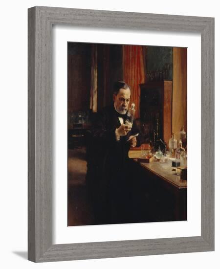 Portrait of Louis Pasteur-Albert Edelfelt-Framed Giclee Print