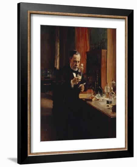 Portrait of Louis Pasteur-Albert Edelfelt-Framed Giclee Print