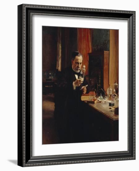 Portrait of Louis Pasteur-Albert Edelfelt-Framed Giclee Print