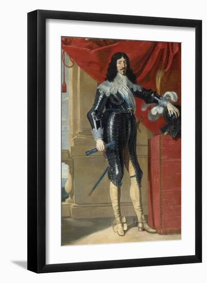 Portrait of Louis XIII of France (1601-1643) Par Champaigne, Philippe, De (1602-1674), First Half O-Philippe De Champaigne-Framed Giclee Print