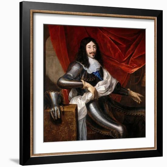 Portrait of Louis XIII of France (1601-164)-Justus van Egmont-Framed Giclee Print