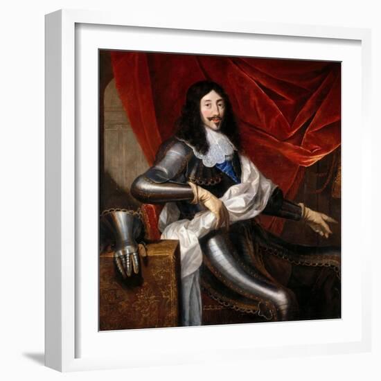 Portrait of Louis XIII of France (1601-164)-Justus van Egmont-Framed Giclee Print