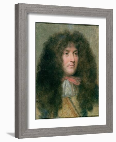 Portrait of Louis Xiv (1638-1715) King of France-Charles Le Brun-Framed Giclee Print