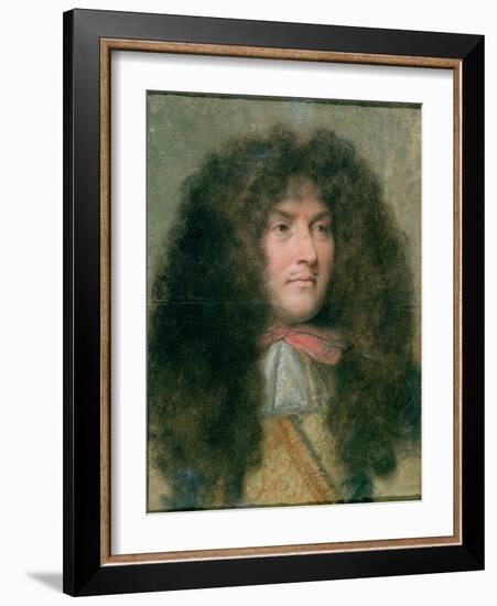 Portrait of Louis Xiv (1638-1715) King of France-Charles Le Brun-Framed Giclee Print