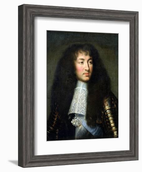 Portrait of Louis XIV (1638-1715)-Charles Le Brun-Framed Giclee Print