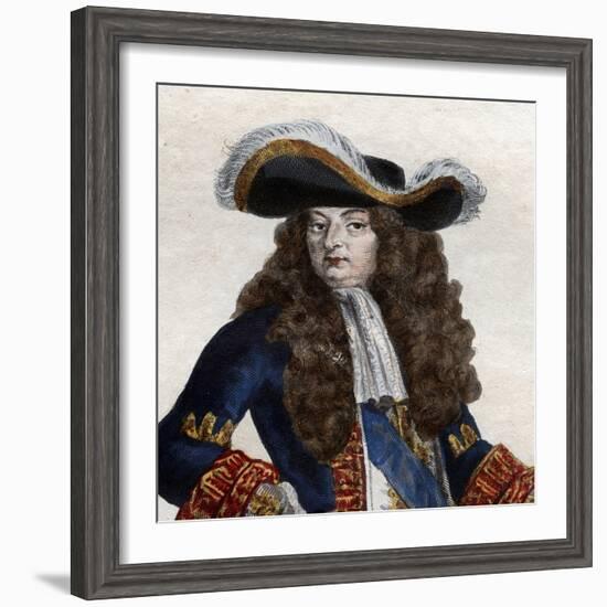 Portrait of Louis XIV of France (1638-1715), King of France-French School-Framed Giclee Print