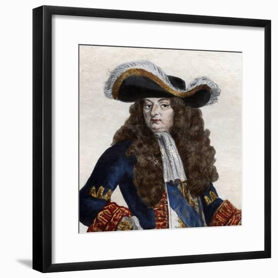 Portrait of Louis XIV of France (1638-1715), King of France-French School-Framed Giclee Print