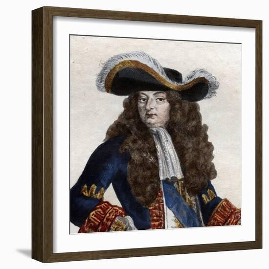 Portrait of Louis XIV of France (1638-1715), King of France-French School-Framed Giclee Print