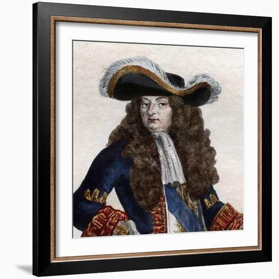 Portrait of Louis XIV of France (1638-1715), King of France-French School-Framed Giclee Print