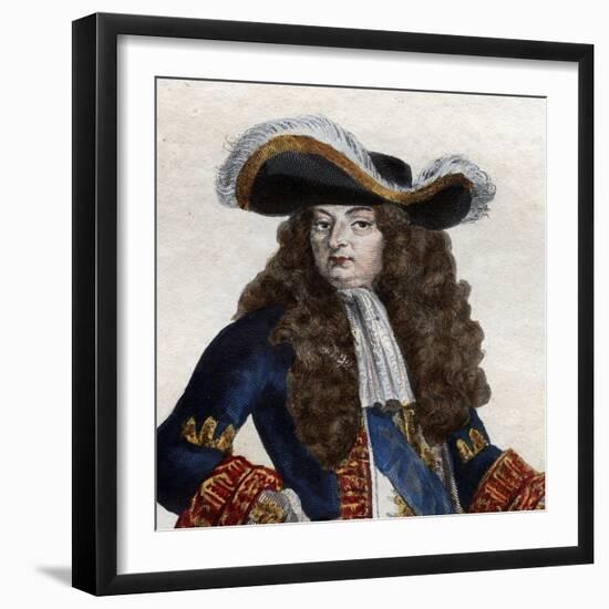 Portrait of Louis XIV of France (1638-1715), King of France-French School-Framed Giclee Print