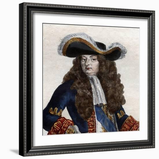 Portrait of Louis XIV of France (1638-1715), King of France-French School-Framed Giclee Print