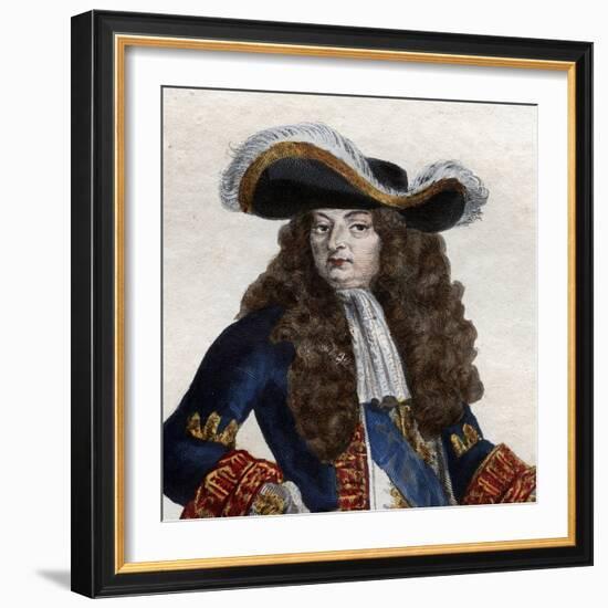 Portrait of Louis XIV of France (1638-1715), King of France-French School-Framed Giclee Print