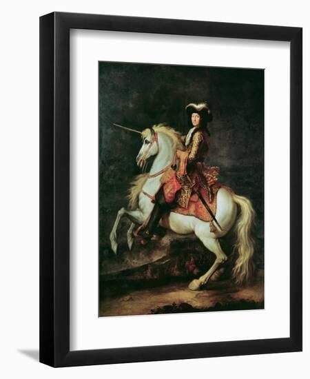 Portrait of Louis Xiv on a Horse-Adam Frans van der Meulen-Framed Giclee Print