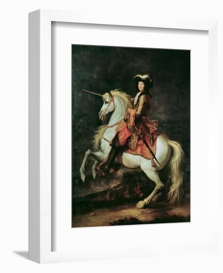 Portrait of Louis Xiv on a Horse-Adam Frans van der Meulen-Framed Giclee Print