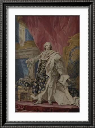 Portrait of Louis XV in his royal costume