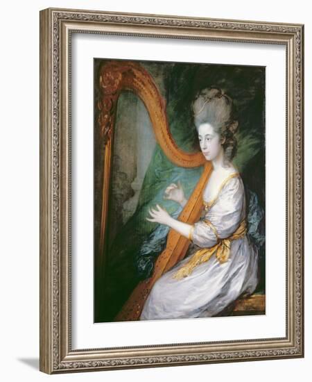 Portrait of Louisa, Lady Clarges, c.1778-Thomas Gainsborough-Framed Giclee Print