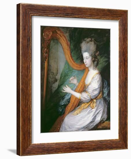 Portrait of Louisa, Lady Clarges, c.1778-Thomas Gainsborough-Framed Giclee Print