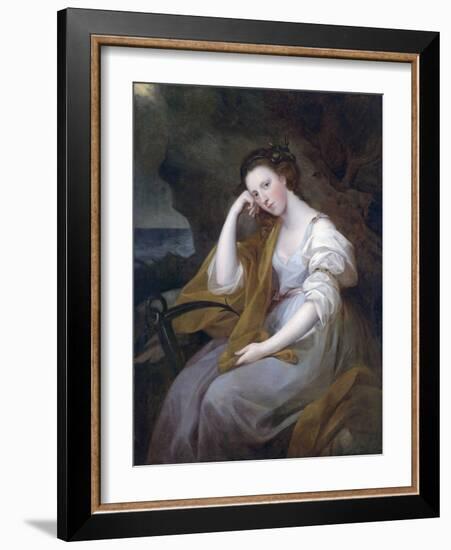 Portrait of Louisa Leveson-Gower as Spes-Angelika Kauffmann-Framed Giclee Print