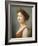 Portrait of Louisa, Queen of Prussia, Bust Length in a Terracotta Dress with White a Pearl Necklace-Elisabeth Louise Vigee-LeBrun-Framed Giclee Print