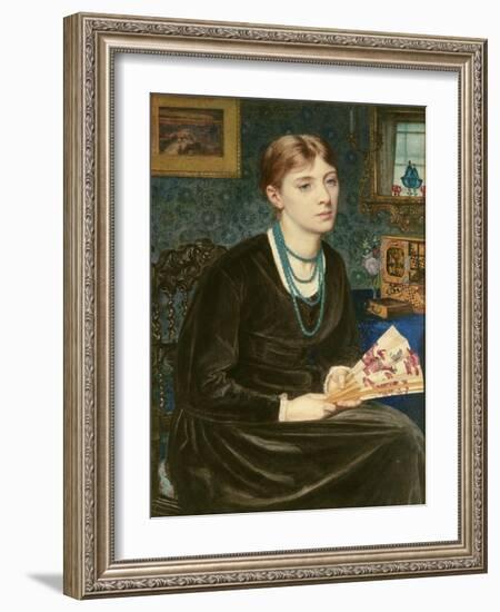 Portrait of Louise A. Baldwin, 1868-Sir Edward John Poynter-Framed Giclee Print