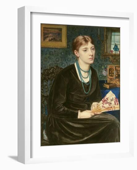 Portrait of Louise A. Baldwin, 1868-Sir Edward John Poynter-Framed Giclee Print