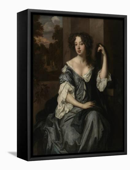 Portrait of Louise de Keroualle, Duchess of Portsmouth, c.1671-4-Peter Lely-Framed Premier Image Canvas