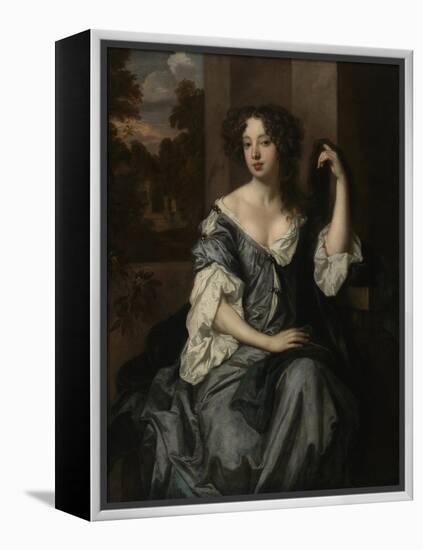 Portrait of Louise de Keroualle, Duchess of Portsmouth, c.1671-4-Peter Lely-Framed Premier Image Canvas