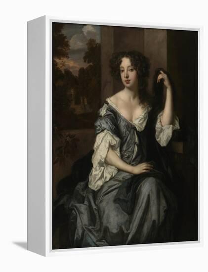 Portrait of Louise de Keroualle, Duchess of Portsmouth, c.1671-4-Peter Lely-Framed Premier Image Canvas