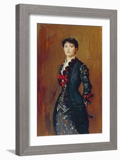 Portrait of Louise Jopling, 1879-John Everett Millais-Framed Giclee Print