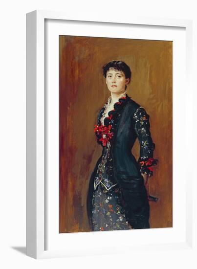 Portrait of Louise Jopling, 1879-John Everett Millais-Framed Giclee Print