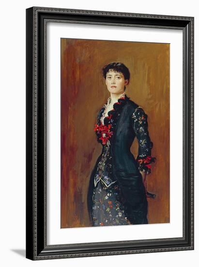 Portrait of Louise Jopling, 1879-John Everett Millais-Framed Giclee Print