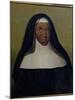 Portrait of Louise-Marie-Therese the Black Nun of Moret-null-Mounted Giclee Print