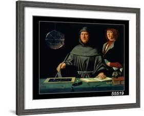 Portrait of Luca Pacioli-Jacopo De' Barbari-Framed Giclee Print