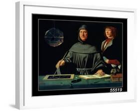 Portrait of Luca Pacioli-Jacopo De' Barbari-Framed Giclee Print