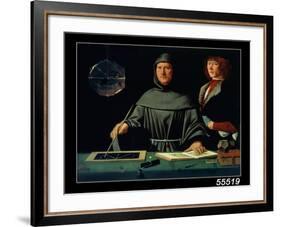 Portrait of Luca Pacioli-Jacopo De' Barbari-Framed Giclee Print
