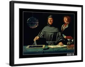 Portrait of Luca Pacioli-Jacopo De' Barbari-Framed Giclee Print
