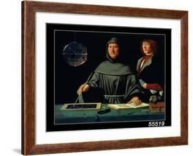 Portrait of Luca Pacioli-Jacopo De' Barbari-Framed Giclee Print