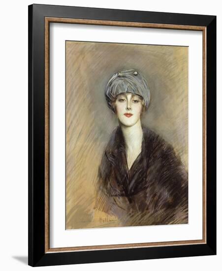 Portrait of Lucette, c.1913-Paul Cesar Helleu-Framed Giclee Print