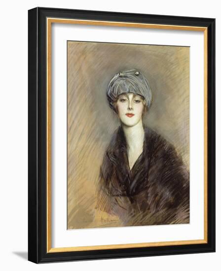 Portrait of Lucette, c.1913-Paul Cesar Helleu-Framed Giclee Print